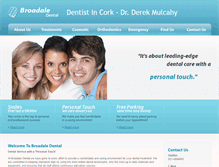Tablet Screenshot of dentist-douglas-cork.ie